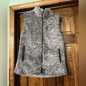 New! Monogrammed Sherpa Vest